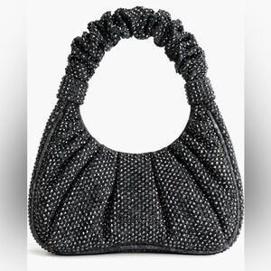 NWT JW Pei Gabbi Rhinestone Ruched Hobo